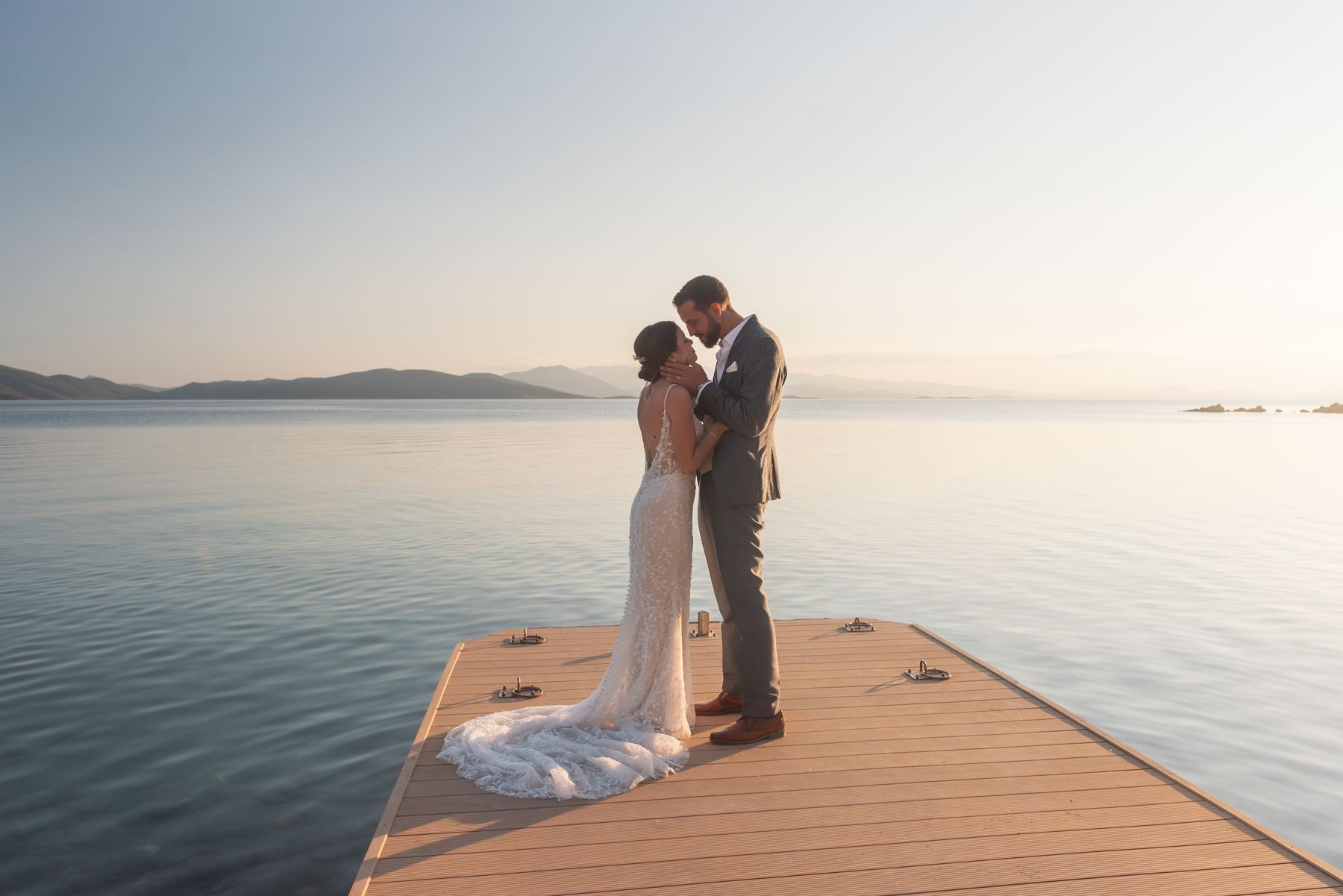 Reportage-Moment von einer Hochzeit